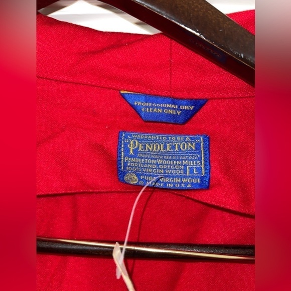 VINTAGE PENDLETON Woolen Mills 100% Virgin Wool Robe size Large NWT - Picture 4 of 13